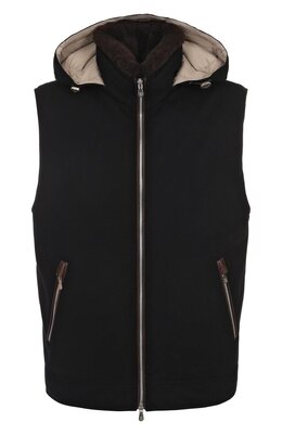 Brunello Cucinelli: Чёрный жилет 