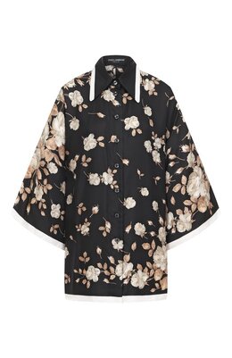 Dolce & Gabbana: Шёлковая блуза 