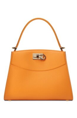 Ferragamo: Оранжевая сумка  Studio