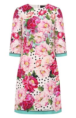 Dolce & Gabbana: Шёлковое платье 