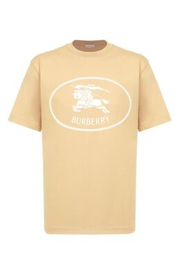 Burberry: Хлопковая футболка 