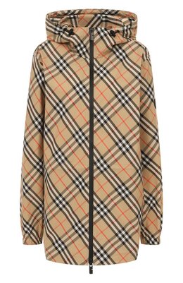 Burberry: Бежевая куртка 