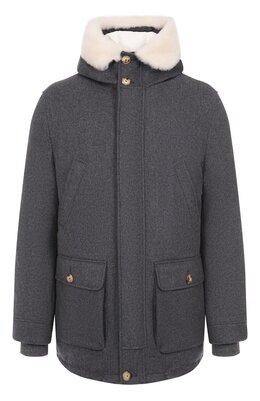 Brunello Cucinelli: Пуховик с воротником 