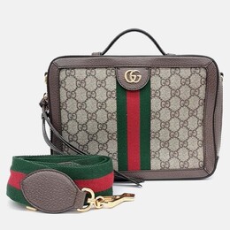 Gucci: Бежевая сумка  Ophidia GG