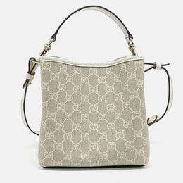 Gucci: Бежевая сумка  GG
