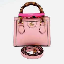 Gucci: Розовая сумка-шоппер 