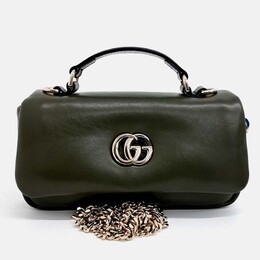 Gucci: Чёрная сумка на руку  GG