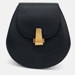 Bottega Veneta: Чёрная поясная сумка 