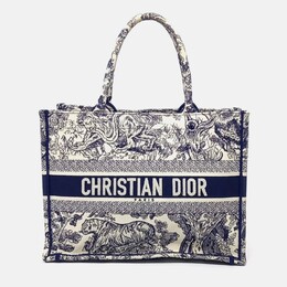 Dior: Бежевая сумка-шоппер 
