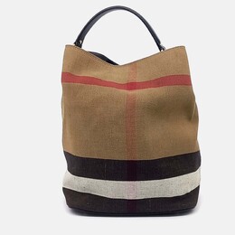 Burberry: Коричневая сумка 