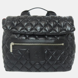 Chanel: Чёрный рюкзак 