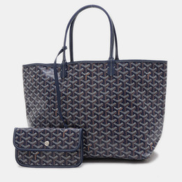 Goyard: Синяя сумка-шоппер 