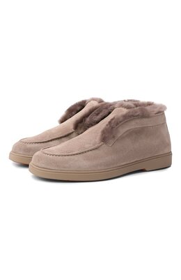 Santoni: Бежевые ботинки  Yalta
