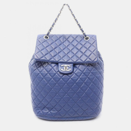 Chanel: Голубой рюкзак 