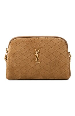 Saint Laurent: Бежевая сумка  Gaby