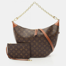 Louis Vuitton: Коричневая сумка 