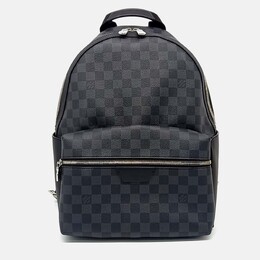 Louis Vuitton: Чёрный рюкзак 