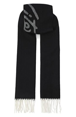 Kiton: Чёрный шарф 