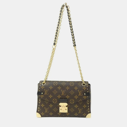 Louis Vuitton: Коричневая сумка 