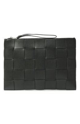 Bottega Veneta: Зелёный клатч  Cassette