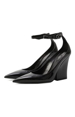 Valentino: Чёрные туфли  VLogo