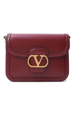 Valentino: Бордовая сумка 