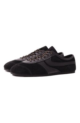 Dries Van Noten: Чёрные кеды 