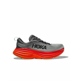 HOKA ONE ONE: Серые кроссовки 