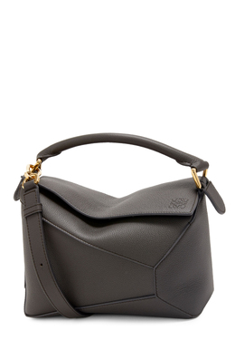 LOEWE: Серая сумка 