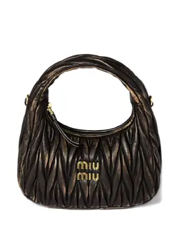 Miu Miu: Коричневая сумка 