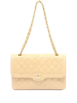 CHANEL Pre-Owned: Бежевая сумка 