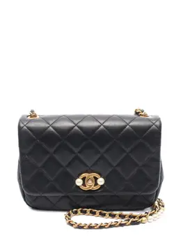 CHANEL Pre-Owned: Чёрная сумка 