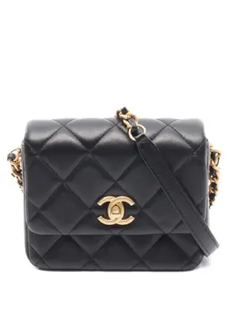 CHANEL Pre-Owned: Чёрная сумка 