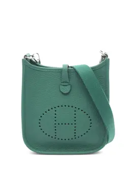 Hermès Pre-Owned: Зелёная сумка через плечо 