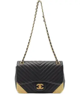 CHANEL Pre-Owned: Чёрная сумка 