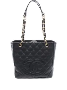 CHANEL Pre-Owned: Чёрная сумка 