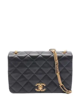 CHANEL Pre-Owned: Чёрная сумка 