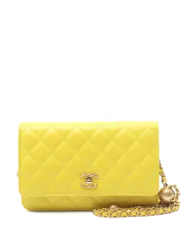 CHANEL Pre-Owned: Жёлтый кошелёк 