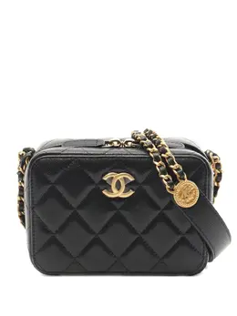 CHANEL Pre-Owned: Чёрная сумка 