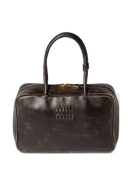 Miu Miu: Коричневый топ 