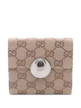 Gucci Pre-Owned: Бежевый кошелёк 