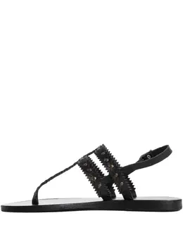 Ancient Greek Sandals: Чёрные сандалии 