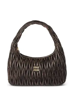 Miu Miu: Коричневая сумка 