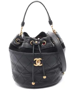 CHANEL Pre-Owned: Чёрная сумка 