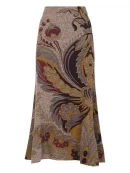 ETRO: Юбка с принтом 