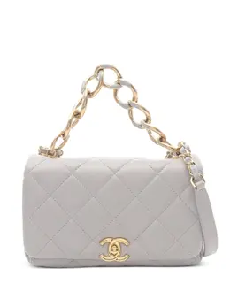 CHANEL Pre-Owned: Серая сумка 