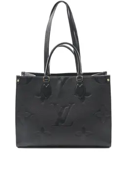 Louis Vuitton Pre-Owned: Чёрная сумка-шоппер 