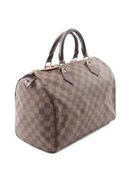 Louis Vuitton Pre-Owned: Коричневая сумка-шоппер 