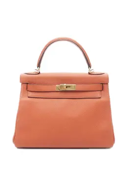 Hermès Pre-Owned: Оранжевая сумка 