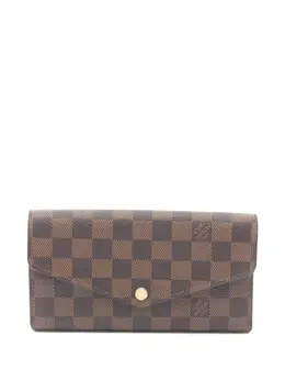 Louis Vuitton Pre-Owned: Коричневый кошелёк 